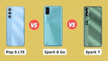 Tecno Pop 5 LTE vs Tecno Spark 6 Go vs Tecno Spark 7. Hiệu năng tốt trong tầm giá 2 triệu.