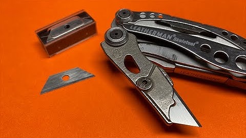 Leatherman Skeletool Mini Utility Knife Blade Holder Mod