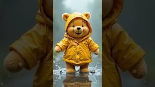 A bear dancing in the rain #explore #cute #funny #bear #dance #cat #ducklingspro #cutecat #funnycats