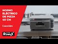 Vídeo: Horno de Pizza Eléctrico Simple 1x40 cm Romux