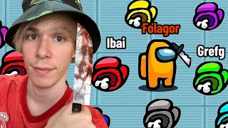 AMONG US con GREFG y IBAI! *ESPECIAL IBAINÉFICO* | Folagor03