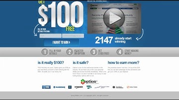 Get $100 free to try binary options. Risk free and no deposit.