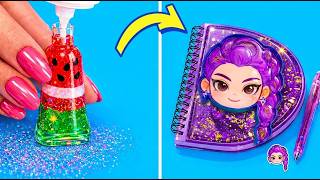 Aesthetic School Supplies DIY! 🤯🌈 Cute Crafts &amp; Genius Hacks for Students 🎒✨