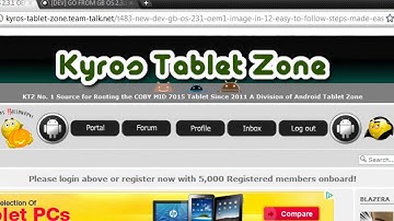 How to install GBOS 2.3.3 on Coby Kyros Remastered