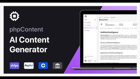 phpContent - AI Content Generator Platform (SaaS)