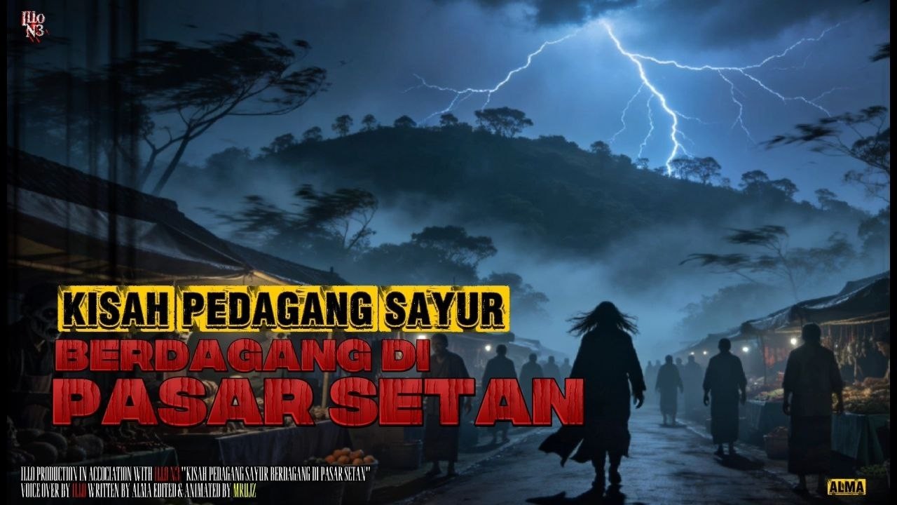 Kisah Pedagang Sayur Berjualan di Pasar Setan