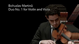 Martinů: Duo No. 1 for Violin and Viola, “Three Madrigals” I. Poco allegro