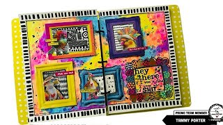 Download Lagu A cheeky art journal page......with colour, birds and frames MP3