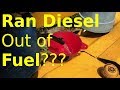 BEST way to bleed diesel fuel system (step-by-step)
