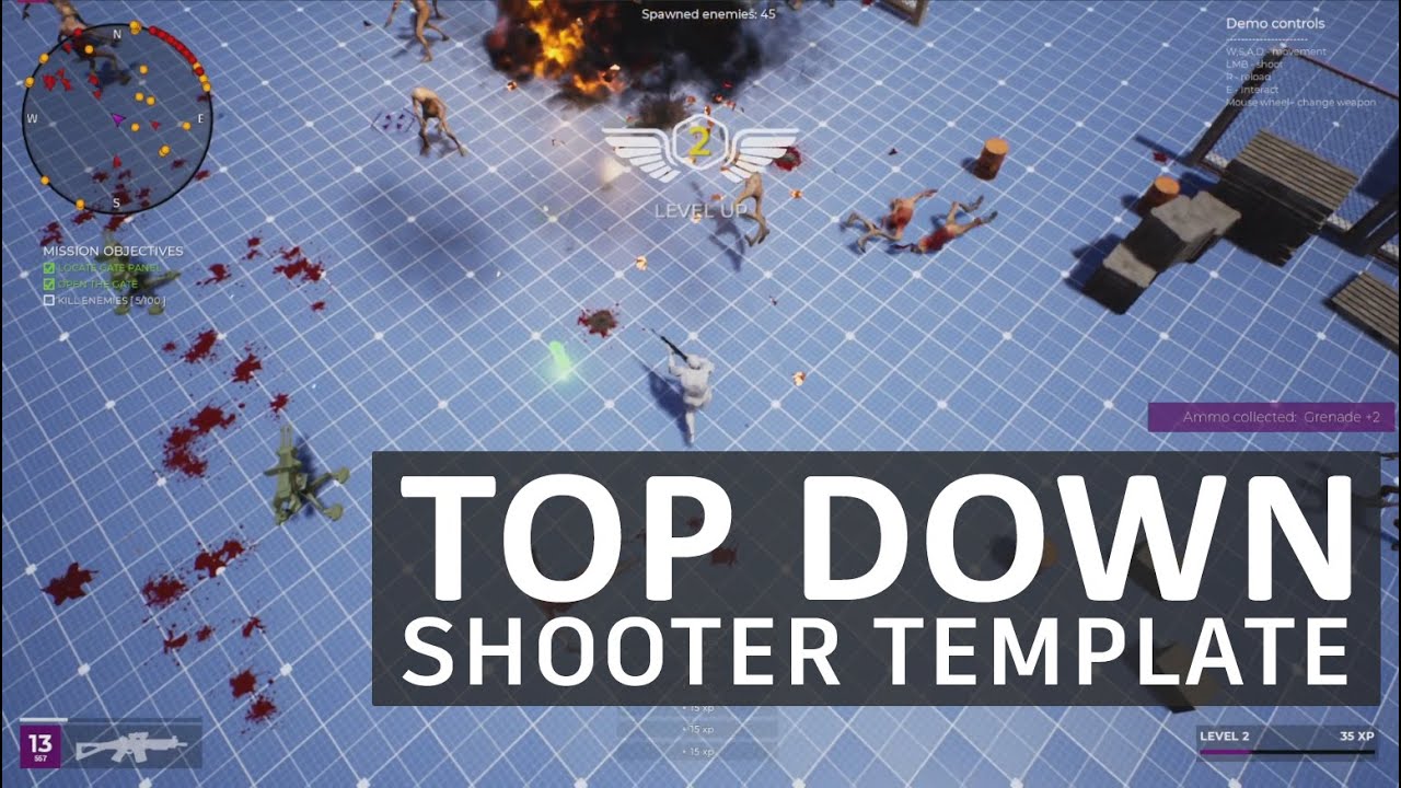 TopDown Shooter Template [Unreal4] - YouTube