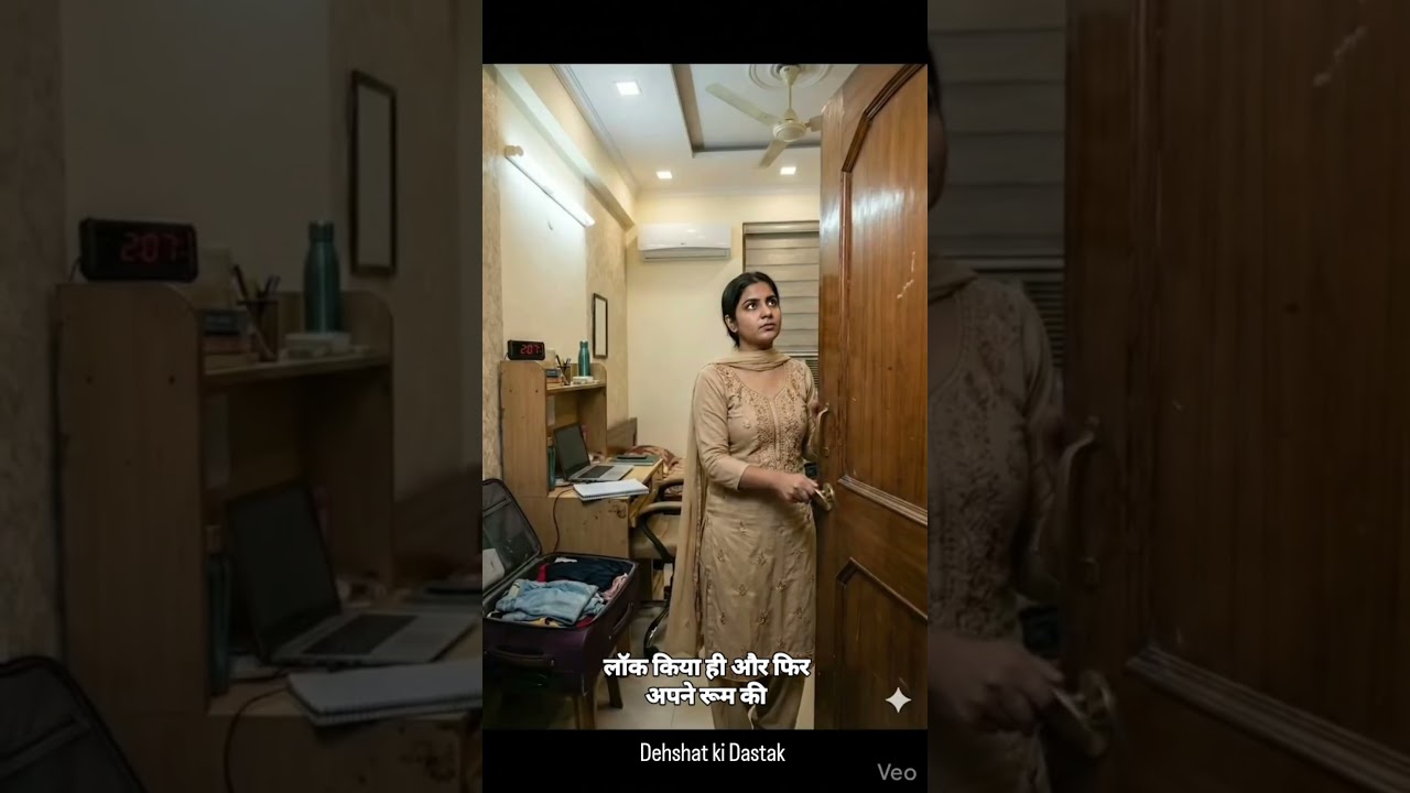 ​Maine Darwaza Lock Kiya Tha... Par Bahar Kaun Hai? 🚪😱 (AI Horror Story)