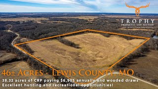 46± Acres in Lewis County, MO Land for Sale - CRP & Hunting - TrophyPA.com