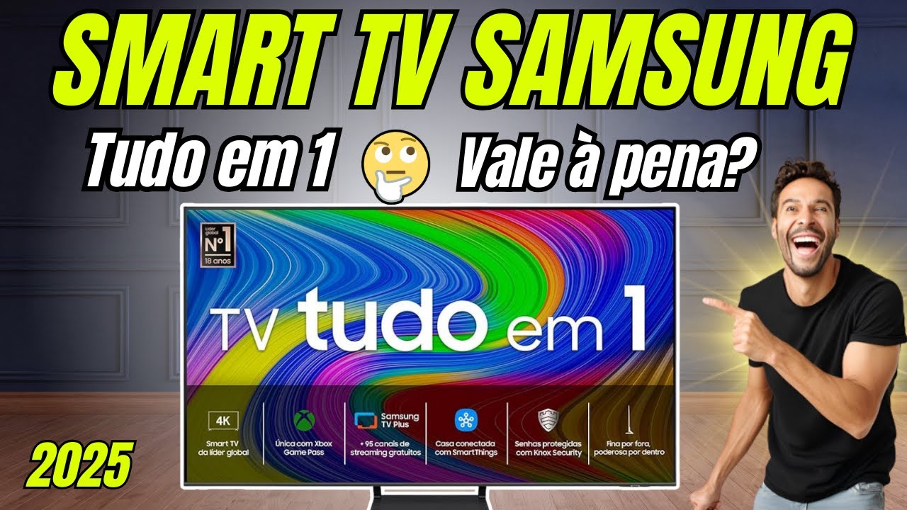 🔥 A TV TUDO EM 1 da Samsung VALE A PENA? Review COMPLETO da Smart TV ...