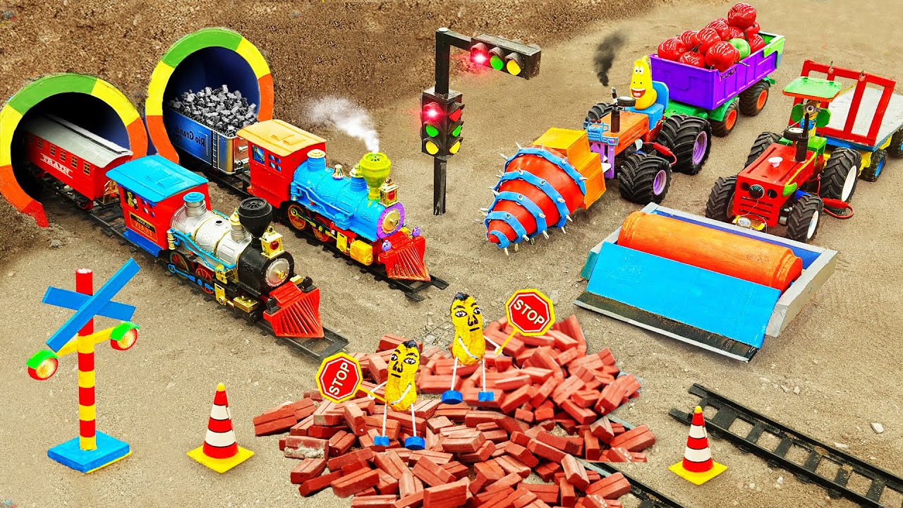 Самодельный трактор: система светофоров для научного проекта "Поезд" | @DIYTractorStory