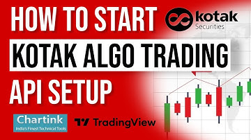 Kotak API Setup for Algo Trading | Kotak Bot Trading with Tradingview and Chartink