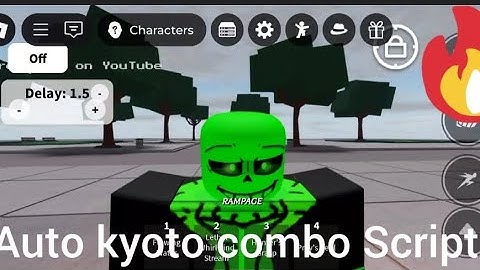 *NO KEY*Auto kyoto combo Script | The strongest battleground