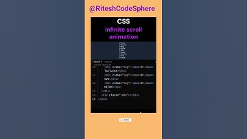 🔄 Infinite Scroll Animation with CSS3! 🚀 | Smooth & Modern Web Effect 🎨✨ #shorts #shortvideo #video