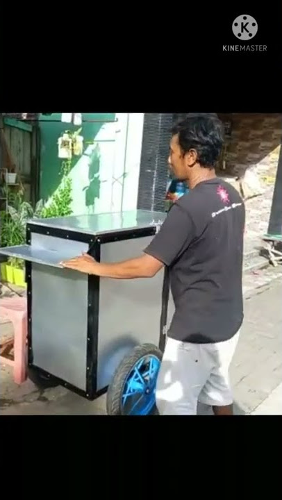 gerobak dorong jajanan dan kopi