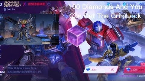 ROGER TRANSFORMERS SKIN IN JUST 100 DIAMONDS