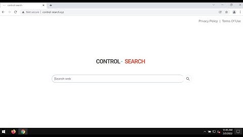 Control-search.xyz browser hijacker (removal guide).