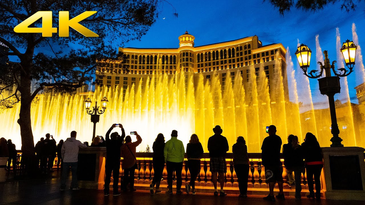 4K Fountain show, Bellagio Las Vegas 2019 - Michael Jackson, Billie Jean