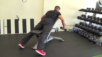 Chest supported row w: external rotation
