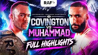 Colby Covington vs Belal Muhammad | Match Highlights | RAF 13