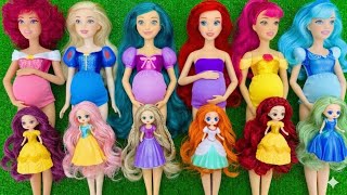 Cute Miniatures Disney Princess Pregnant Frozen ELSA &amp; Annall! elsa satisfying unboxing