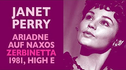 Janet Perry - Strauss: ARIADNE AUF NAXOS, Zerbinet...