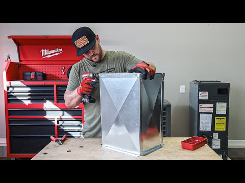 How To: Fabricate A Plenum Box With BASIC Hand Tools | HVAC