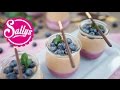 Blaubeer-Joghurt-Dessert mit Schokolade / Sallys Welt