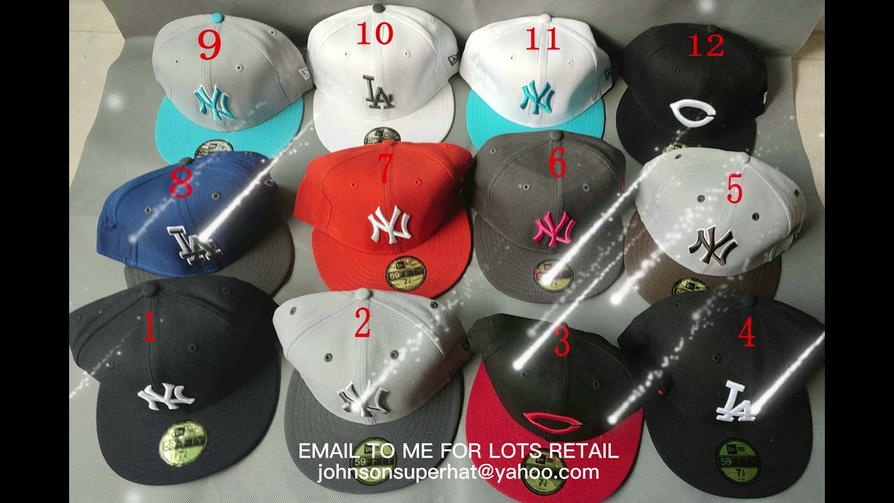 Mlb yankees , dodgers  , reds new era caps for lots retails!