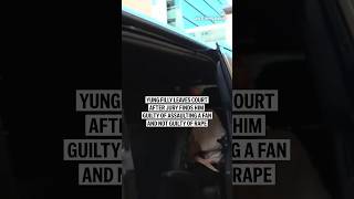 Yung Filly leaves court after jury finds him guilty of assaulting a fan and not guilty of rape Yung Filly leaves court after jury finds him guilty of assaulting a fan and not guilty of rape