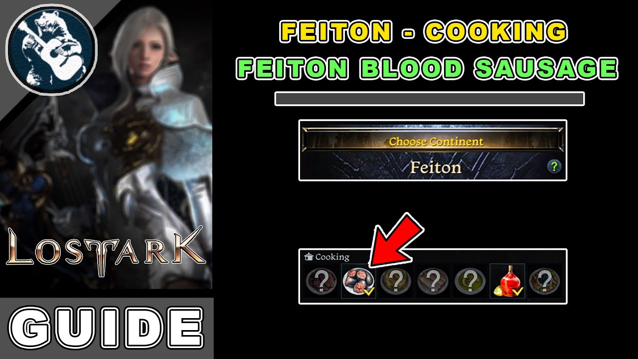 Feiton Blood Sausage Location in Lost Ark | Feiton Cooking Locations Guide