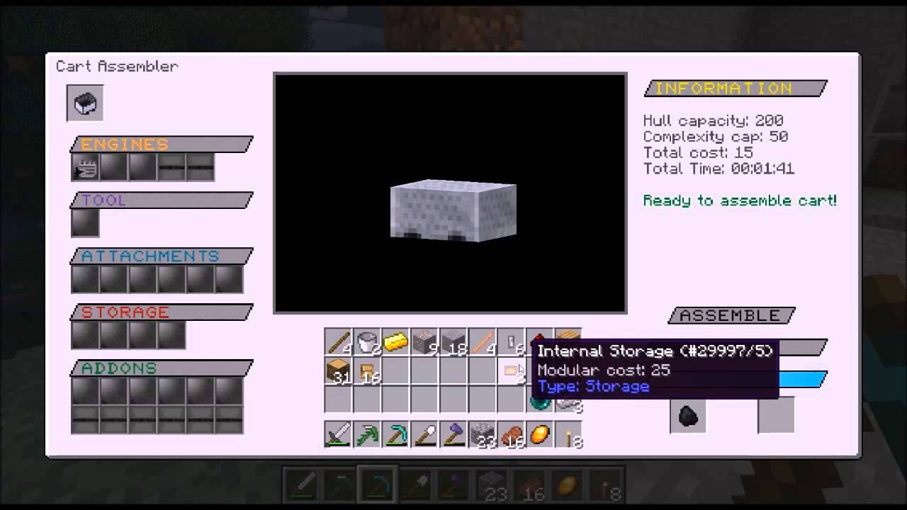 FTB Tutorial LP - Season 2 - 3 - Mining turtle and Steve carts - YouTube