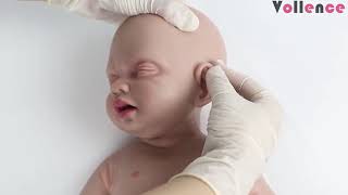 Vollence Full Silicone Baby Doll with Bone