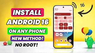 Install Android 16 on ANY Phone | How To Install Android 16 | Without Root !! screenshot 1