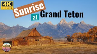 Sunrise at Grand Teton National Park | October 2020 | 4K Ultra HD #relaxing #hyperlapse #beautiful