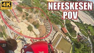Nefeskesen POV (Back Row, 4K 60FPS), Vialand Intamin Launch Coaster | Non-Copyright