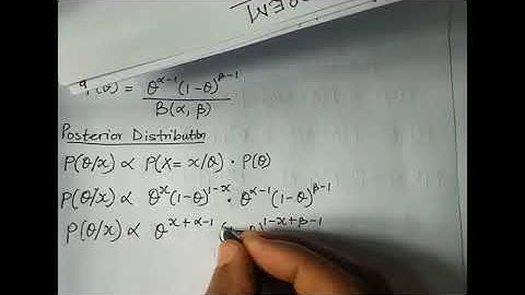 Bayesian Statistics: Bernoulli Distribution