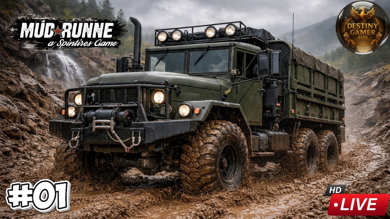 🔴Mud⭐Runner LIVE — Realistic Offroad Trucking & Heavy Haul Challenge 🛞