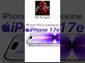 iPhone 17e is the new flagship killer #iphone17e #iphone17eleaks #applevssamsung #iphonevsandriod