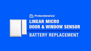 Battery Replacement: Linear Micro Door/ Window Sensor