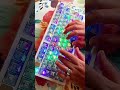 LEOBOG HI75C + ICE VEIN SWITCHES Keyboard ASMR! #asmr #keyboard #mechanicalkeyboard #keyboardasmr