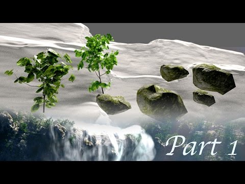 Create Gorgeous Waterfalls - Blender Tutorial - 01 : Terrain & Assets