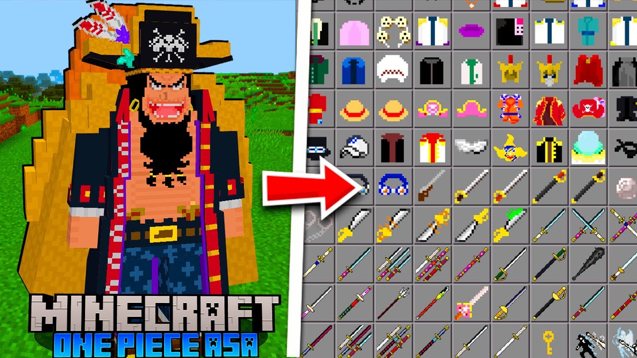 Atualização! Addon One Piece ASA 67.0 para Minecraft PE 1.21.101+ - YouTube