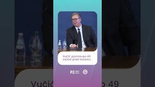 Vučić pomilovao 49 osoba pred ostavku