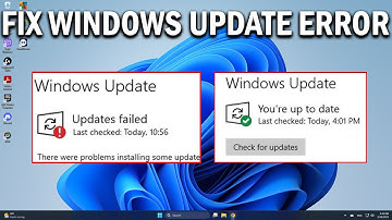 How To Fix Windows Update Errors in Windows 11 - Easy Fix