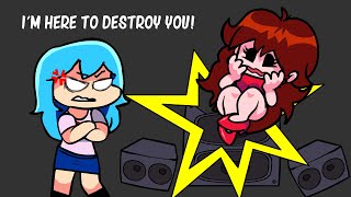 Im Here To Destroy You Fnf Sky Mod Animation Sky Vs Gf