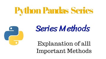 Python Pandas Series Methods